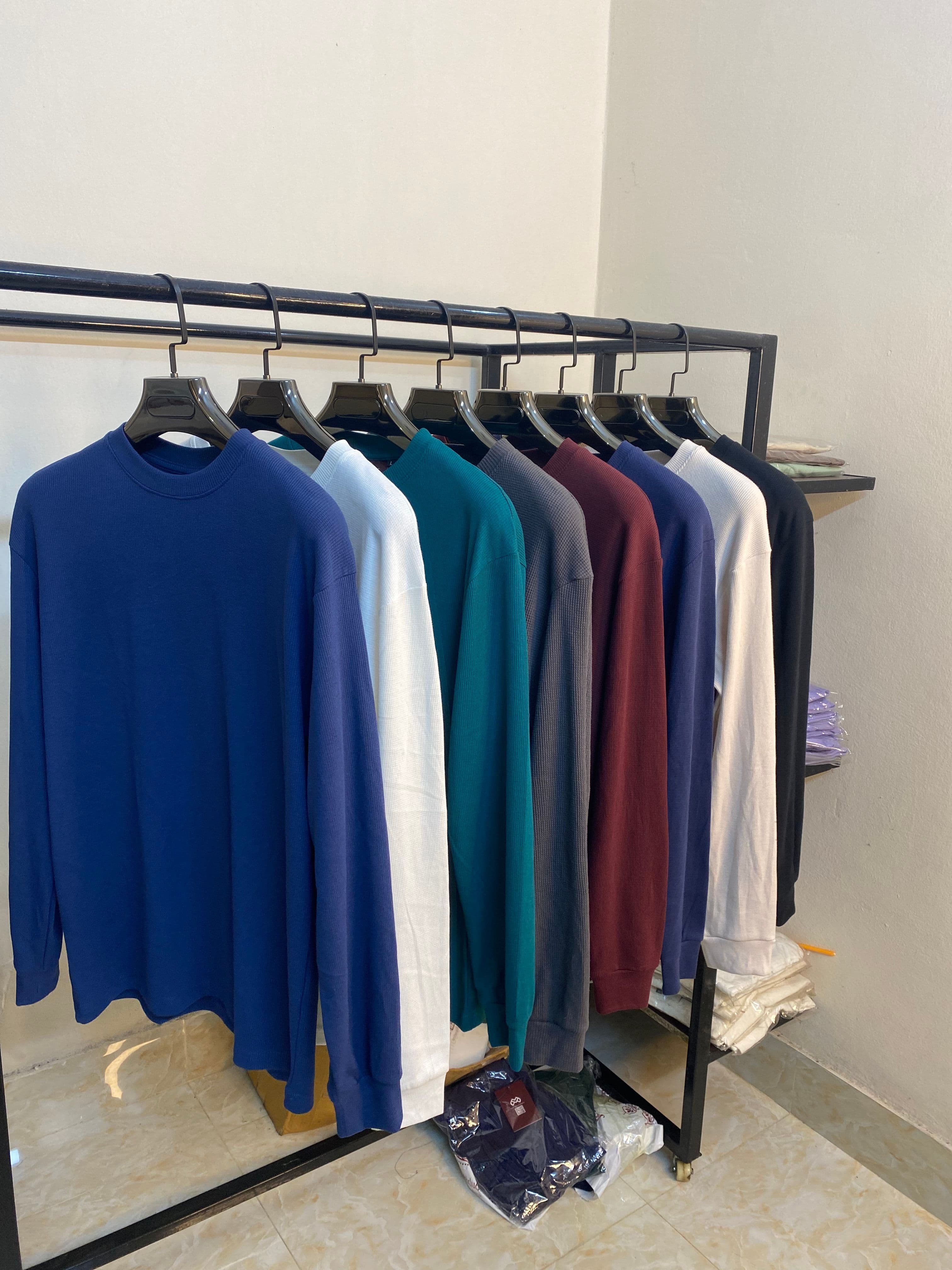 Full Sleeve Waffle Semi Drop Tee’s