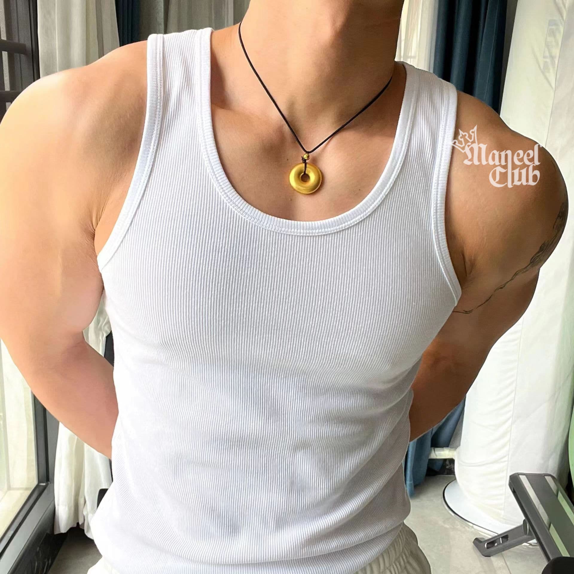 Men's Ribbed Tank Top - Thumbnail 6