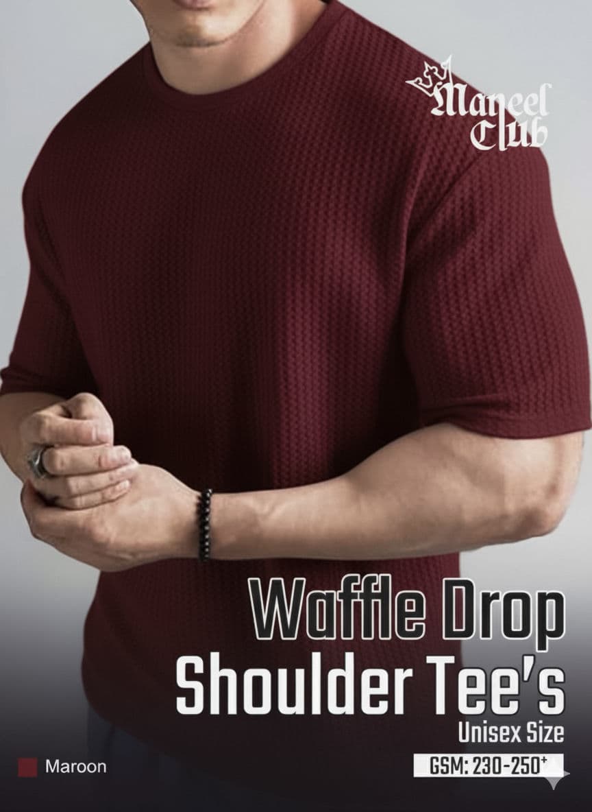 Waffle Drop Shoulder - Thumbnail 11