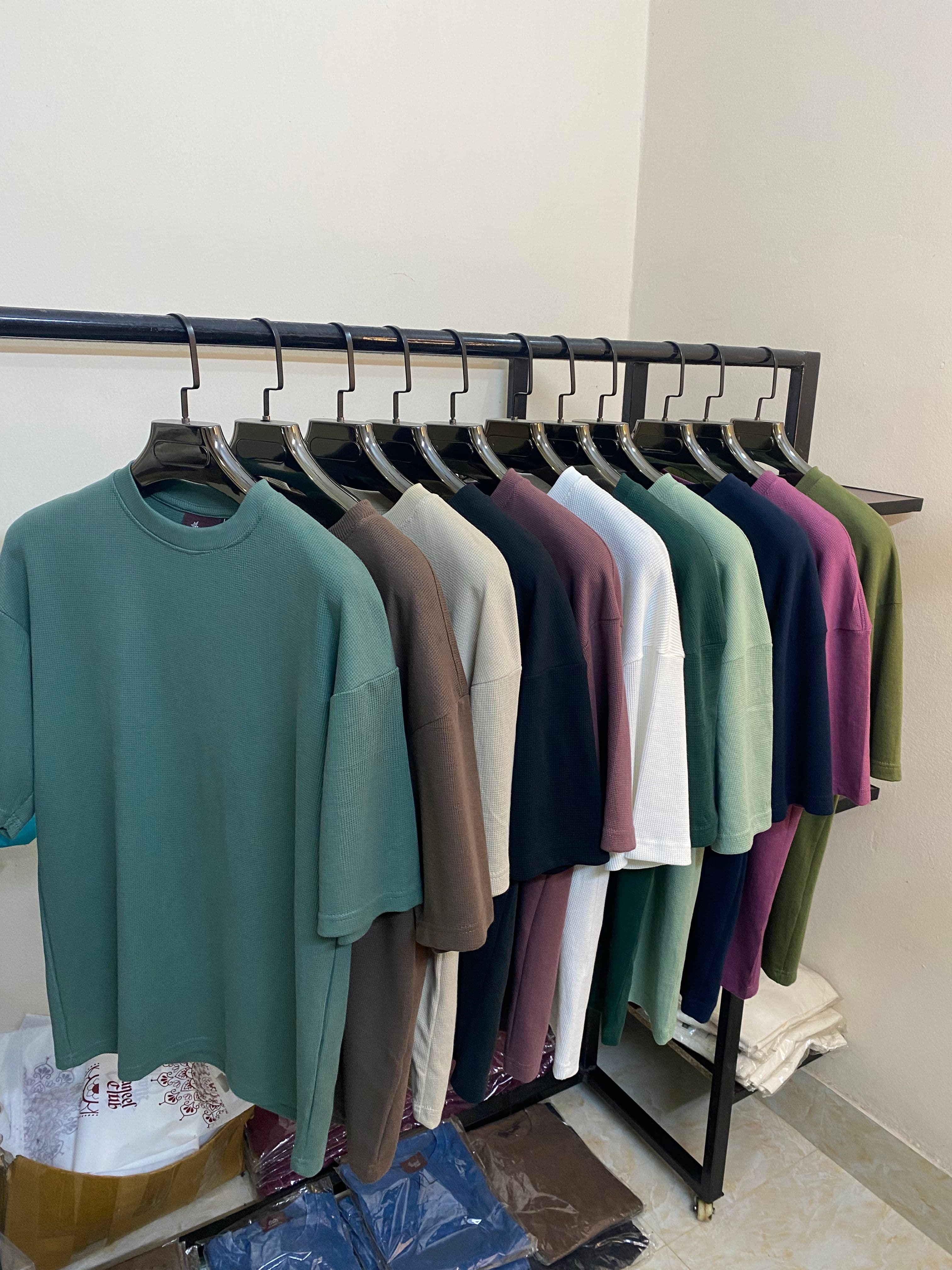 Waffle Drop Shoulder - Thumbnail 4