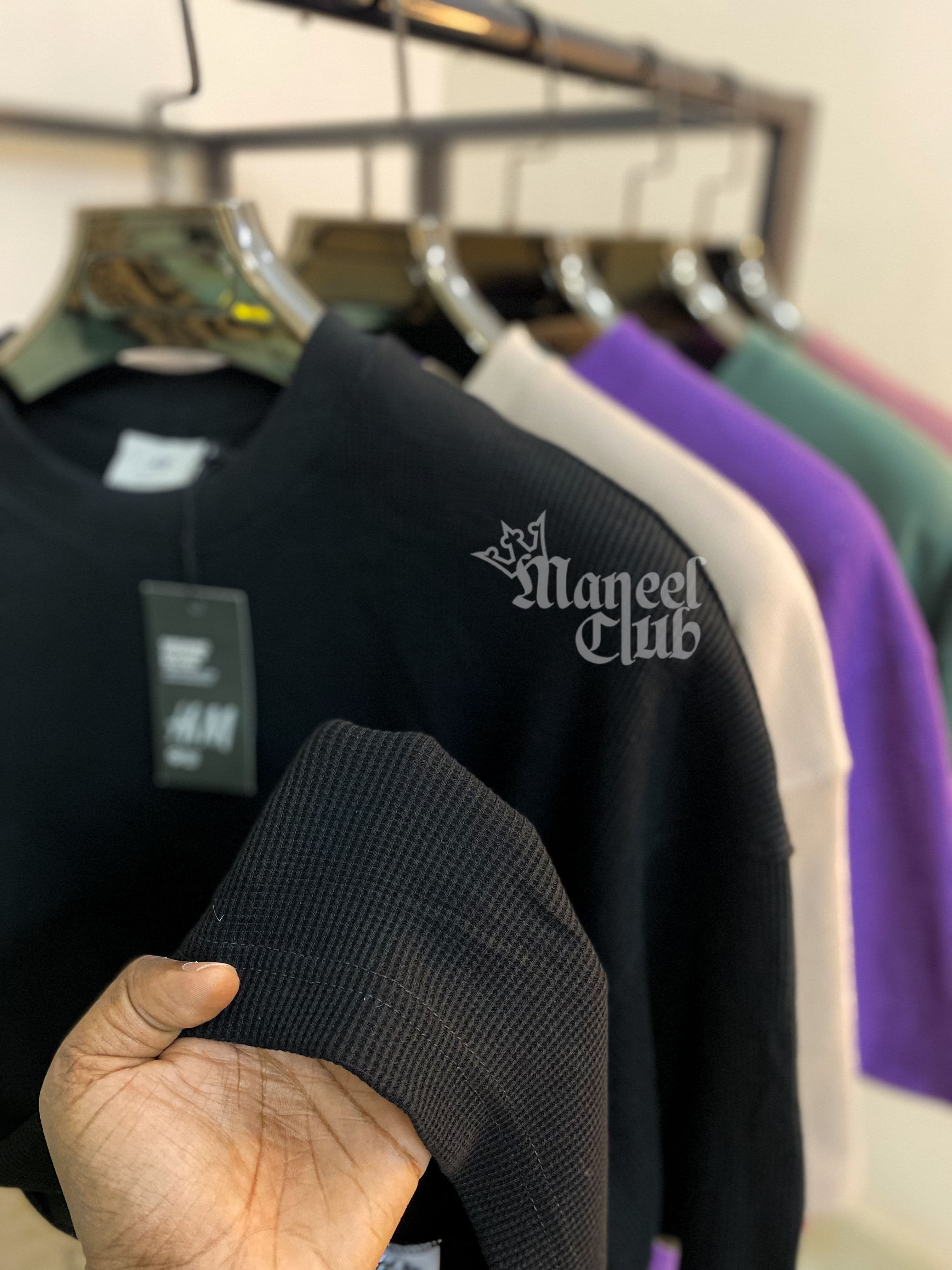 Waffle Drop Shoulder - Thumbnail 3