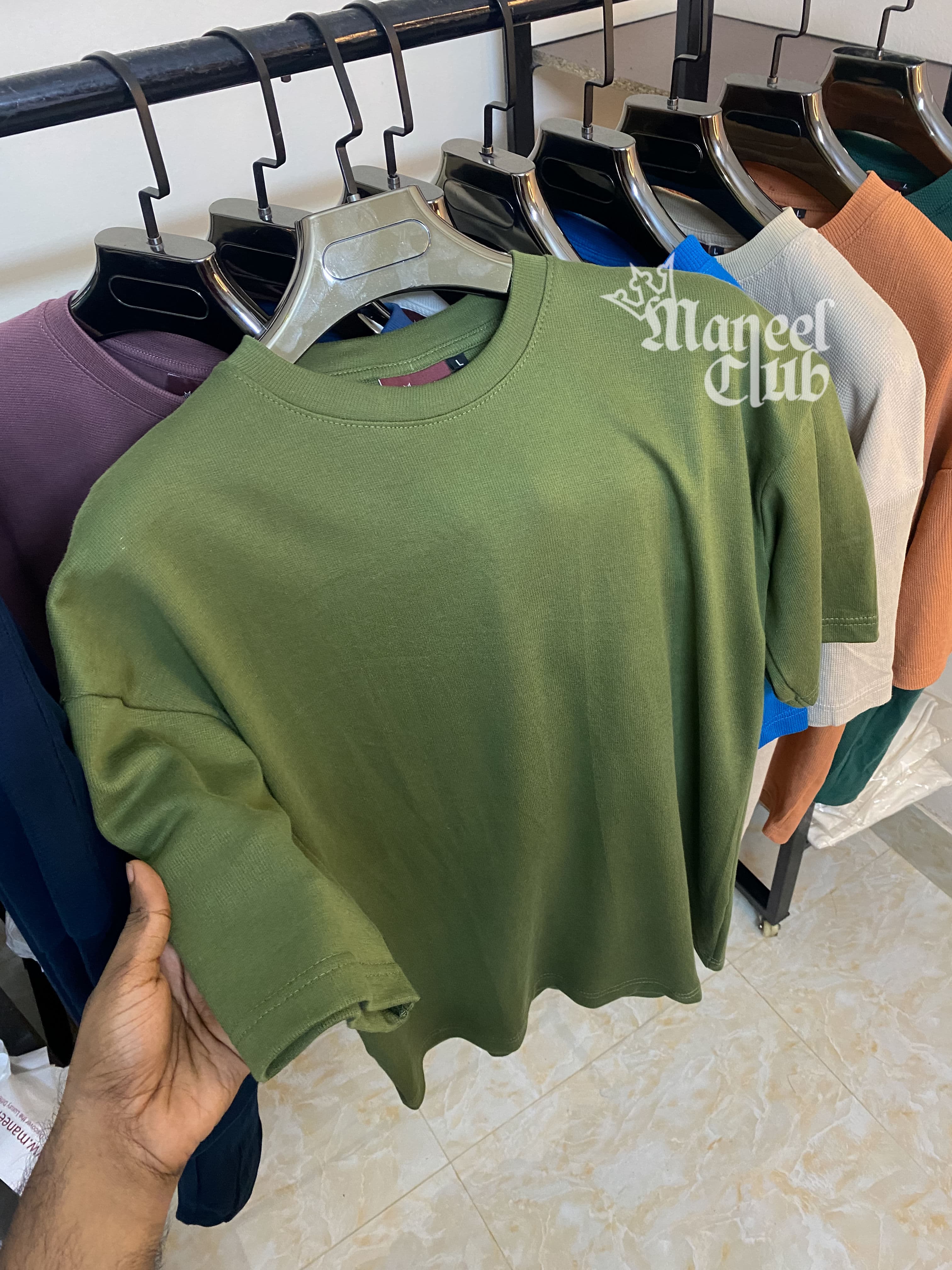 Waffle Drop Shoulder - Thumbnail 7