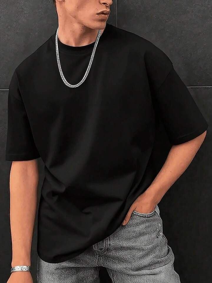 Heavyweight Essential Drop Tee - Thumbnail 9