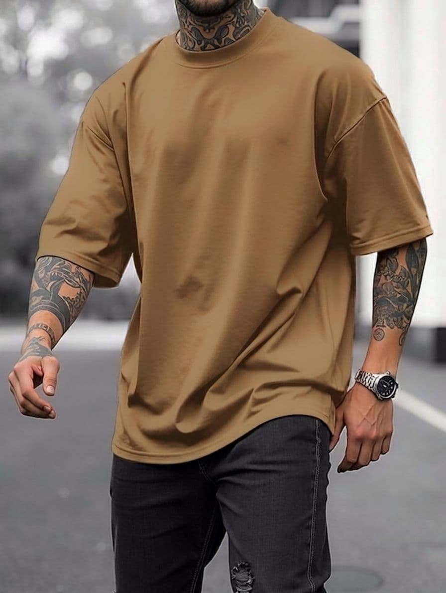 Heavyweight Essential Drop Tee - Thumbnail 14