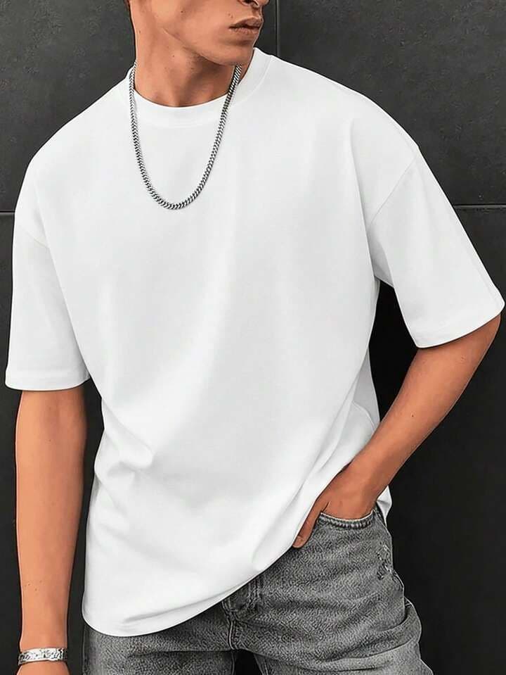 Heavyweight Essential Drop Tee - Thumbnail 10
