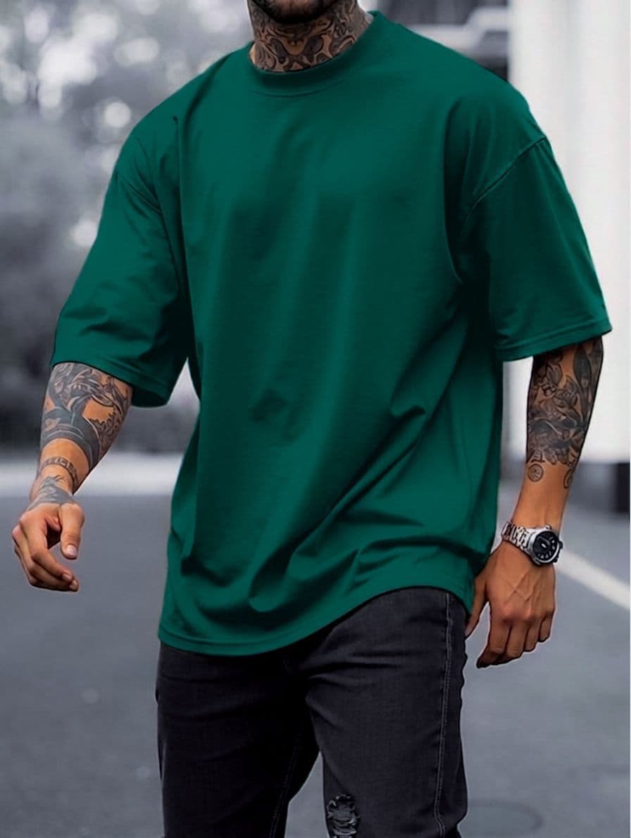 Heavyweight Essential Drop Tee - Thumbnail 17