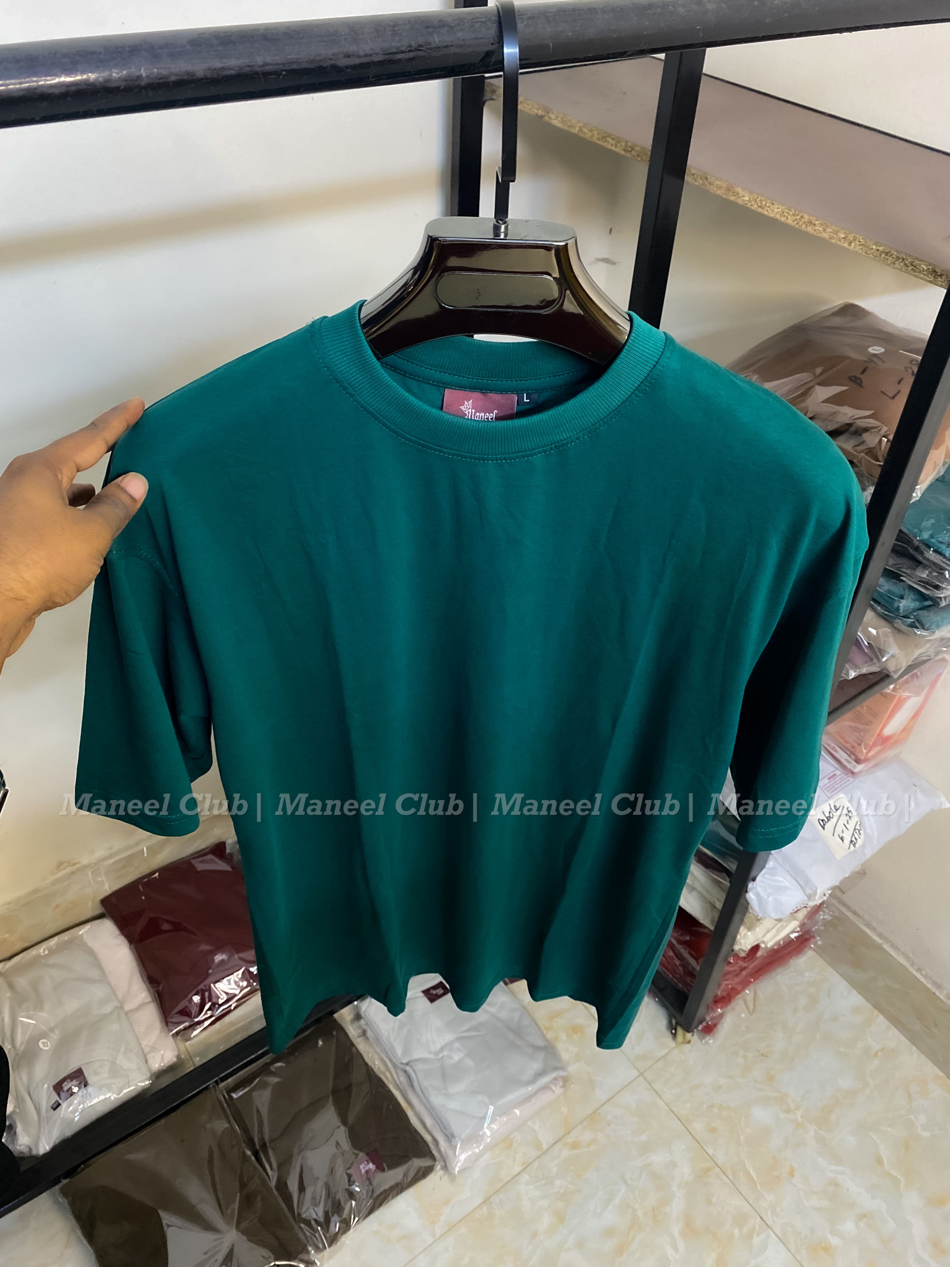 Heavyweight Essential Drop Tee - Thumbnail 5